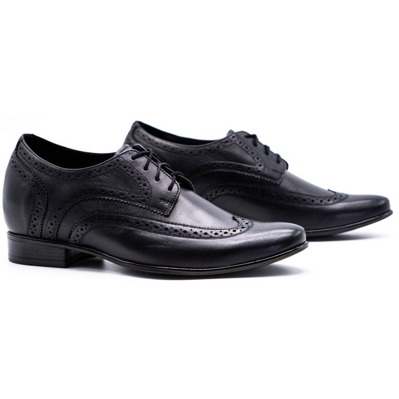 Olivier Pánské boty zvyšující viditelnost 617P černé černá 2