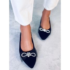 BM Balerínky s mašlí Maura Black černá 1