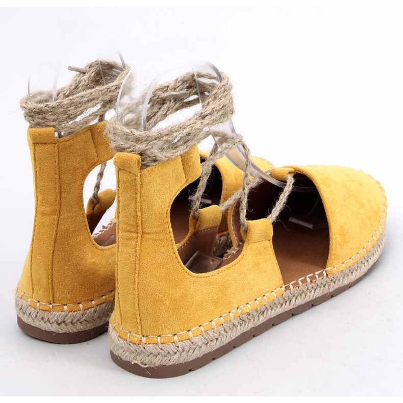 BM Espo Yellow kotníkové espadrilky žluť 1