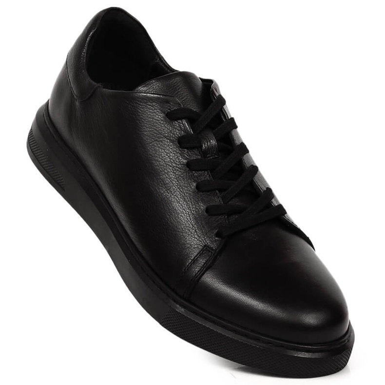 Pánské černé kožené sportovní boty T.Sokolski W22-472 černý 1