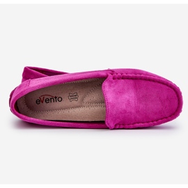 PE1 Dámské semišové mokasíny Purple Morreno fialová růžový 2