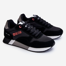 Pánské sportovní boty Memory Foam System Big Star LL174158 Black černá 1 Pánské sportovní boty Memory Foam System Big Star LL174158 Black černá 1