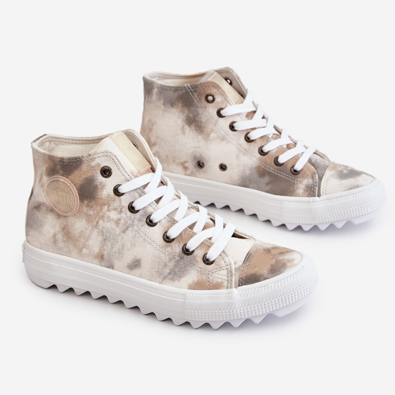 Dámské tenisky Big Star LL274047 bílo-zelené bílý 1