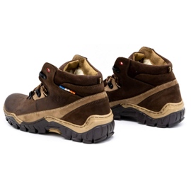 Olivier Pánské zimní boty 134GT hnědé hnědý 4