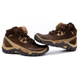 Olivier Pánské zimní boty 134GT hnědé hnědý 3