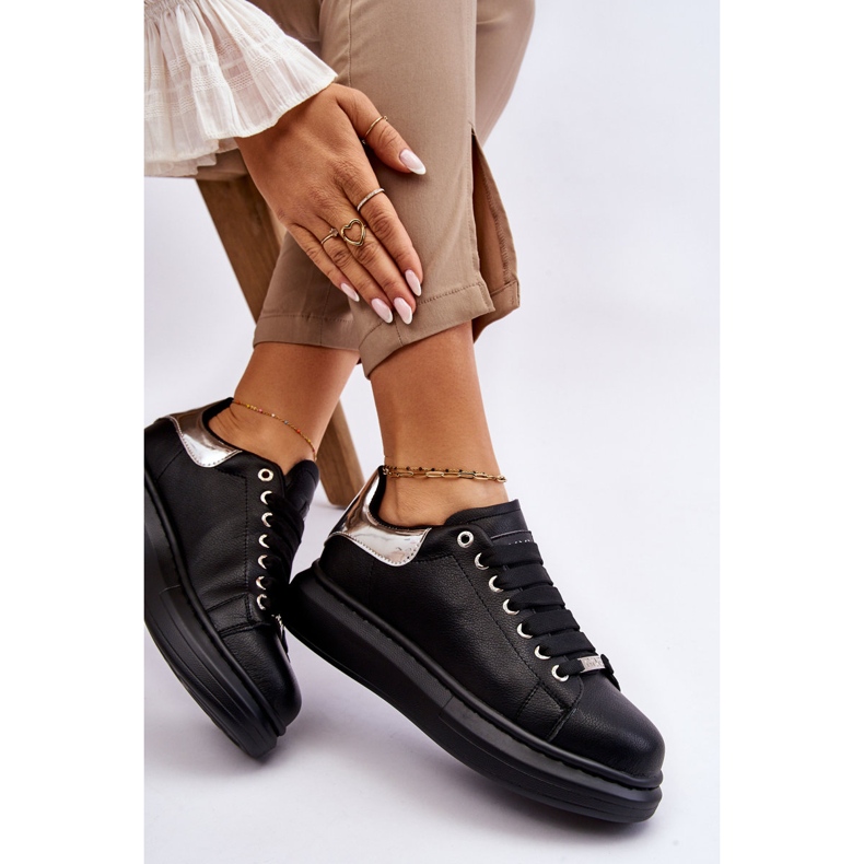 Dámská sportovní obuv GOE LL2N4012 černo-stříbrná černá 1