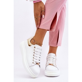 Dámská sportovní obuv GOE LL2N4011 bílo-zlatá bílý 2