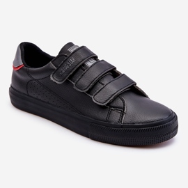 Pánské tenisky na suchý zip Big Star LL174633 Black černý 1
