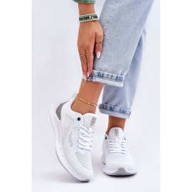 Dámské lehké sportovní boty Memory Foam System Big Star LL274297 White bílý 2 Dámské lehké sportovní boty Memory Foam System Big Star LL274297 White bílý 2
