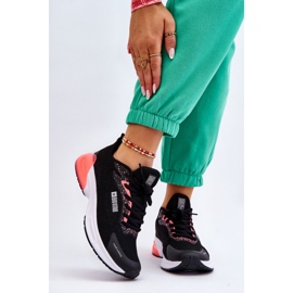 Módní Memory Foam System Big Star Sportovní boty LL274318 Black černá 2