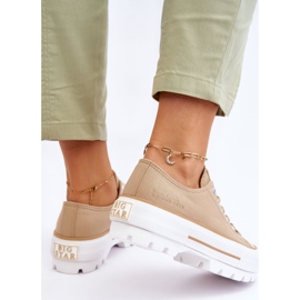 Látkové tenisky na platformě Big Star LL274154 Béžové béžový 1 Látkové tenisky na platformě Big Star LL274154 Béžové béžový 1