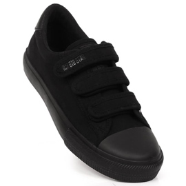 Černé tenisky na suchý zip Big Star LL274A204 černý 1
