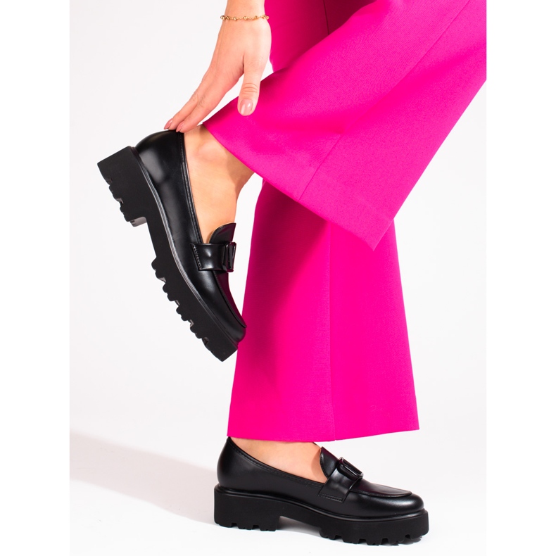 Dámské boty Vinceza z černé eko kůže černá 2