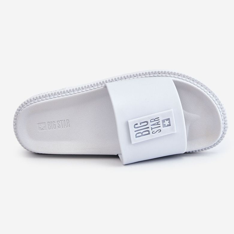 Dámské pantofle Big Star LL274428 Bílé bílý 1