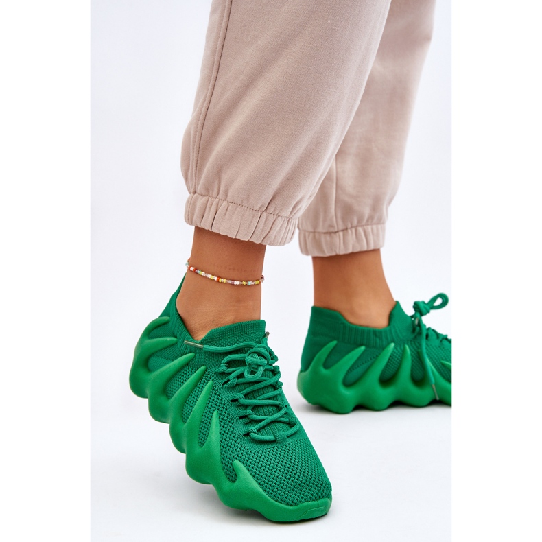 PG1 Dámské nazouvací tenisky Green Myles zelená 2