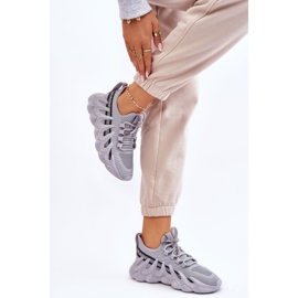 PG1 Dámské módní ponožkové tenisky Daxo šedé šedá 2 PG1 Dámské módní ponožkové tenisky Daxo šedé šedá 2