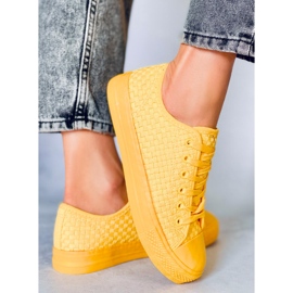 BM Jednobarevné tenisky Sears Yellow žluť 1