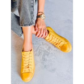 BM Jednobarevné tenisky Sears Yellow žlutá 2 BM Jednobarevné tenisky Sears Yellow žlutá 2