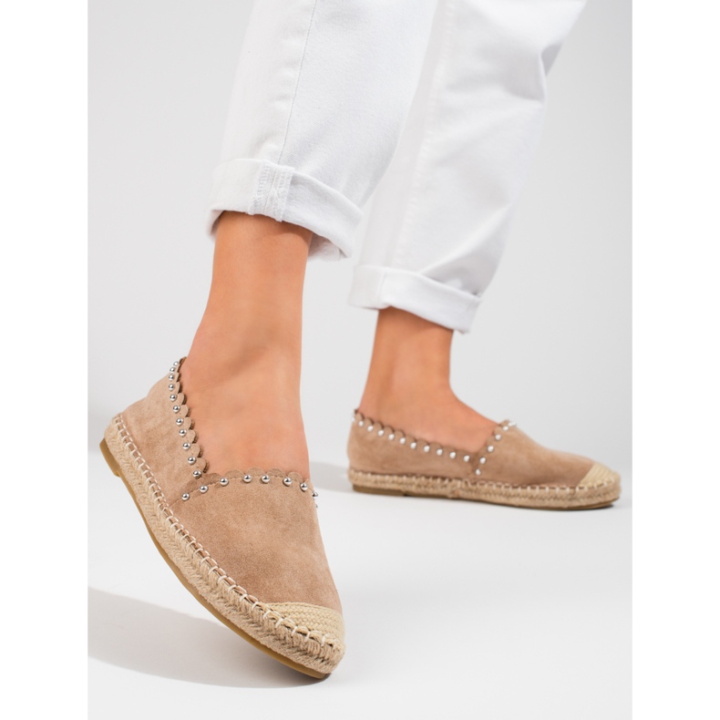 Dámské béžové espadrilky Vinceza béžový 1