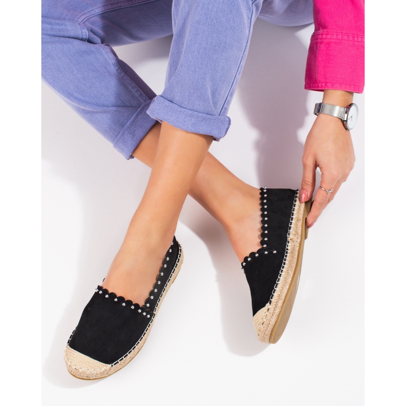 Dámské espadrilky Vinceza černé černý 2