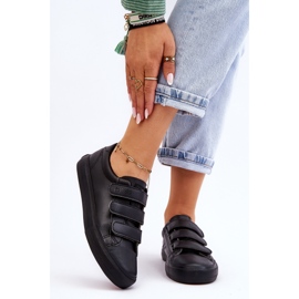 Klasické tenisky na suchý zip Big Star LL274A206 Black černá 1