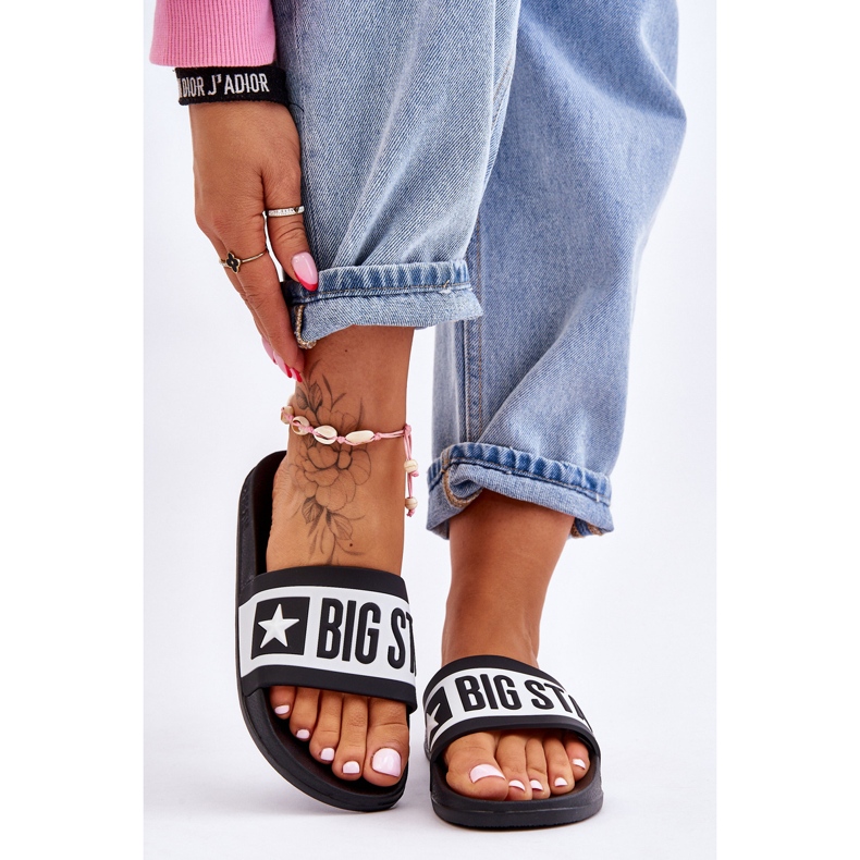 Dámské pantofle Big Star Classic LL274739 Černé černá 1