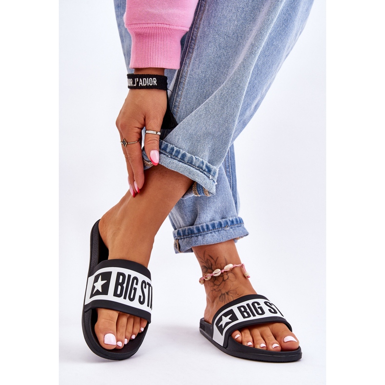 Dámské pantofle Big Star Classic LL274739 Černé černá 2