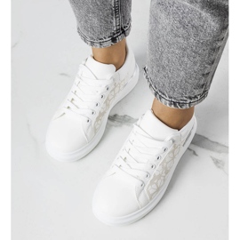 PA1 Bílé perforované tenisky Erin bílý 1