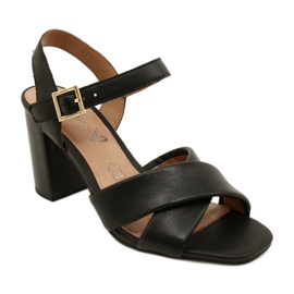 Caprice Sandals Women 9-28302-20 040 Black Softnap černý 1