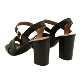 Caprice Sandals Women 9-28302-20 040 Black Softnap černý 4