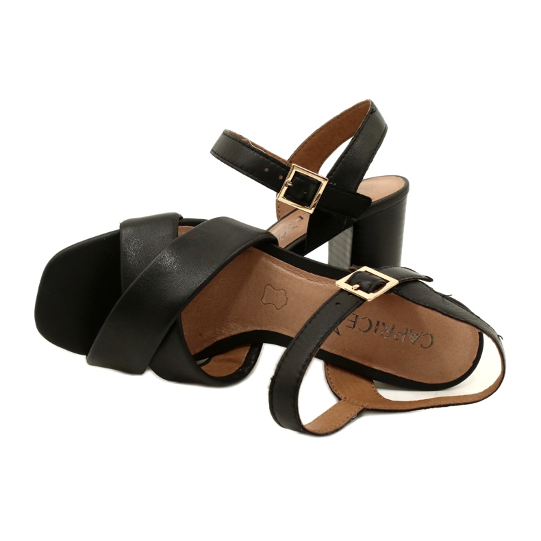Caprice Sandals Women 9-28302-20 040 Black Softnap černá 5