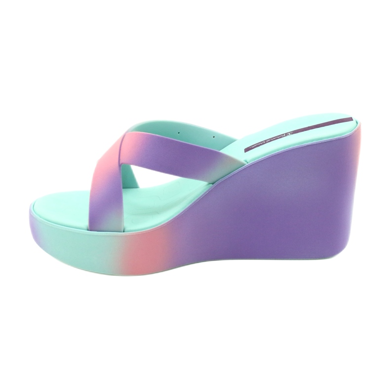 Sandály na klínku Ipanema 83423 Colore Fem AI963 Green/Lilac fialová zelený růžový 1