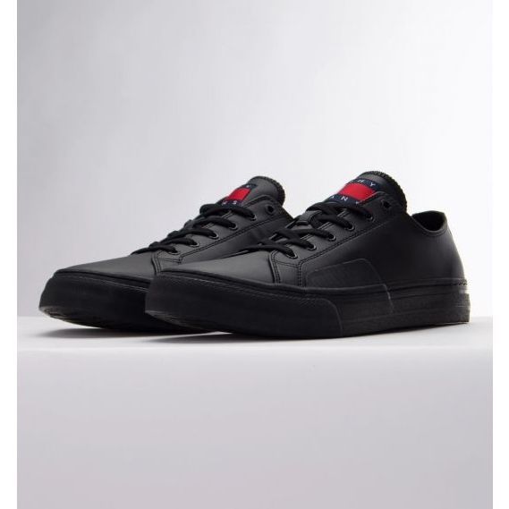 Boty Tommy Hilfiger Lace Vulc Ess M EM0EM01047 Bds černý 1