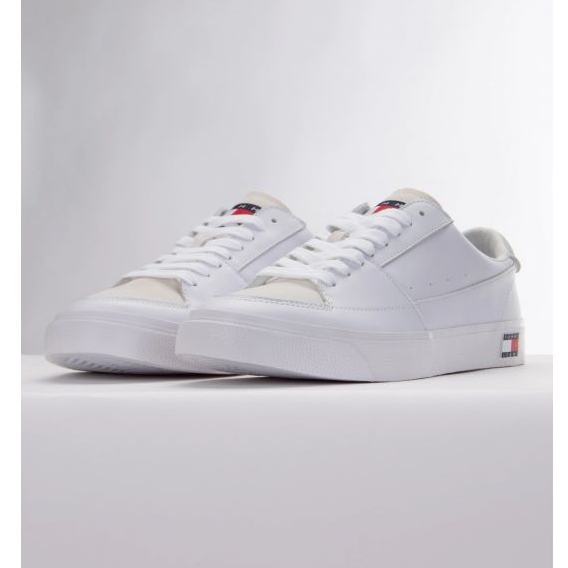 Boty Tommy Hilfiger Vulcanized Ess M EM0EM01106 Ybr bílý 1