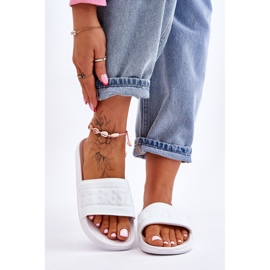 Dámské módní pantofle Big Star LL274A159 Bílé bílý 1 Dámské módní pantofle Big Star LL274A159 Bílé bílý 1