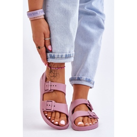 Dámské lehké sandály Big Star LL274744 Fialová fialový 1