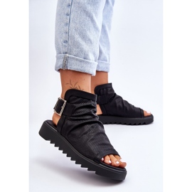 BM Dámské kotníkové sandály Adonis černé černá 1