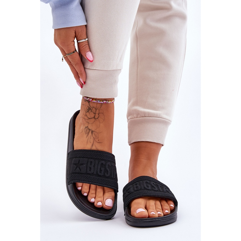 Dámské módní pantofle Big Star LL274A158 Black černá 1