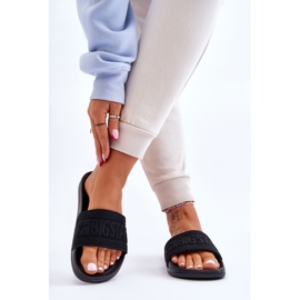 Dámské módní pantofle Big Star LL274A158 Black černá 2