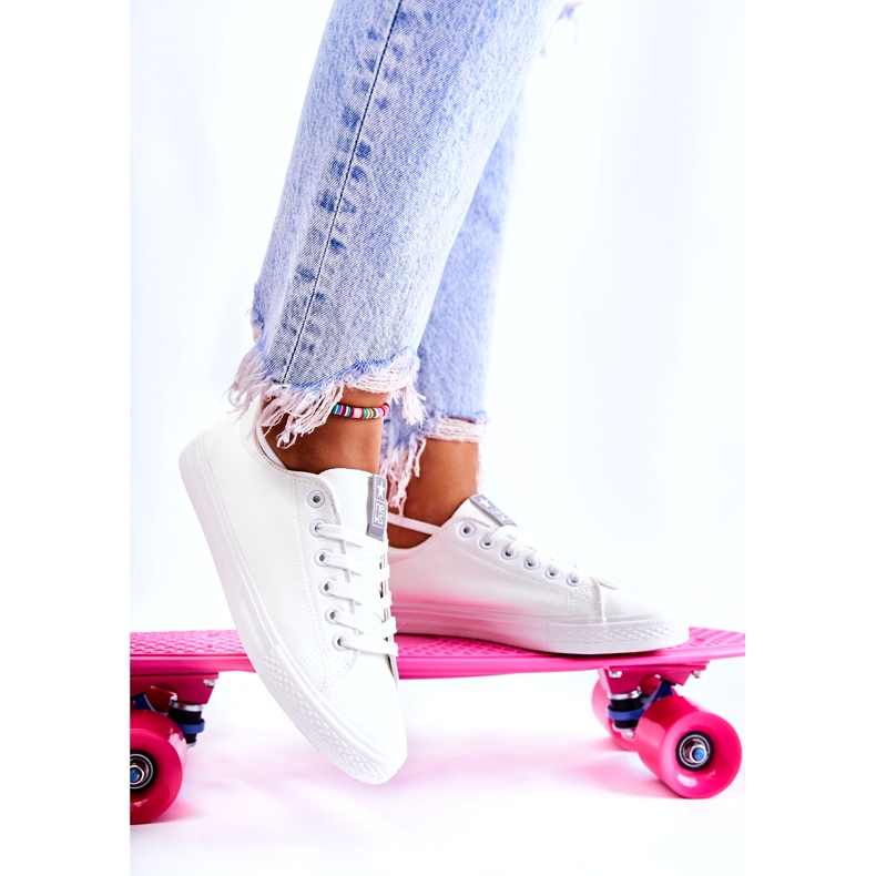 PJ1 Dámské klasické tenisky bílé Misima bílý 2