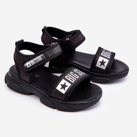 Dětské sandály na suchý zip Big Star LL374192 Black černý 1