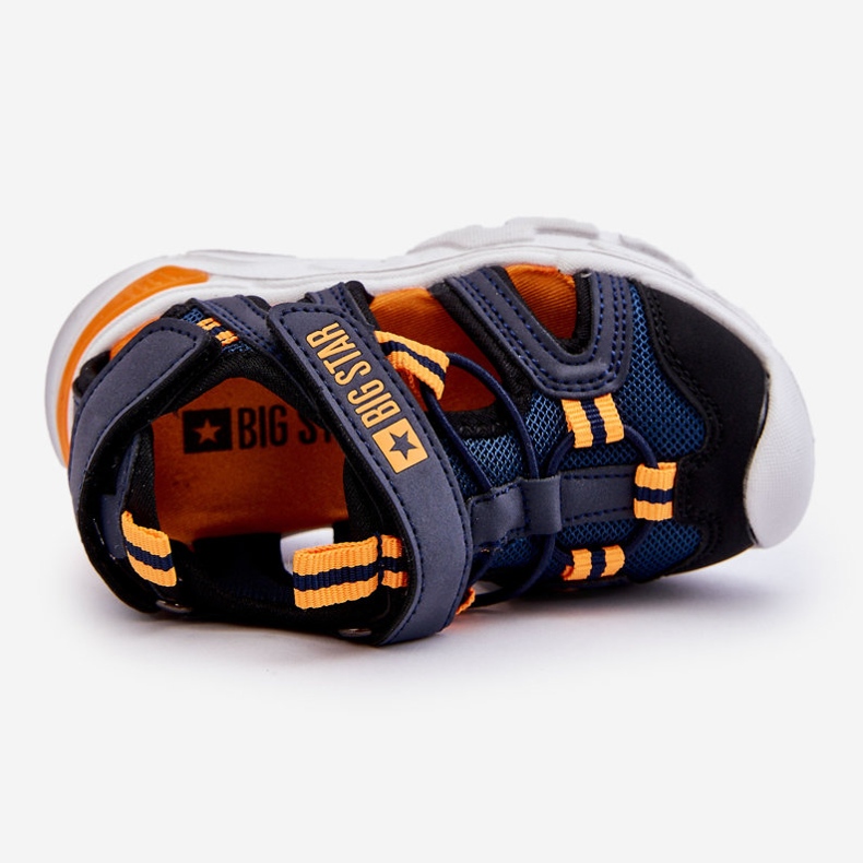 Dětské lehké sandály Big Star LL374212 Navy Blue modrý 2