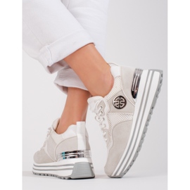 W. Potocki Dámské šněrovací tenisky Potocki bílé bílý 2