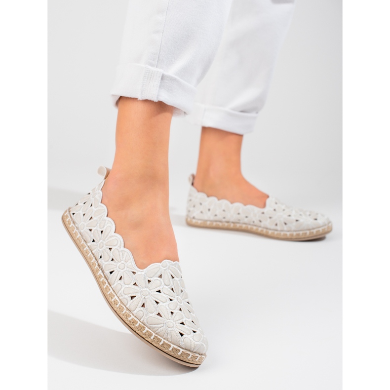 W. Potocki Dámské prolamované baleríny Potocki bílé bílý 1 W. Potocki Dámské prolamované baleríny Potocki bílé bílý 1