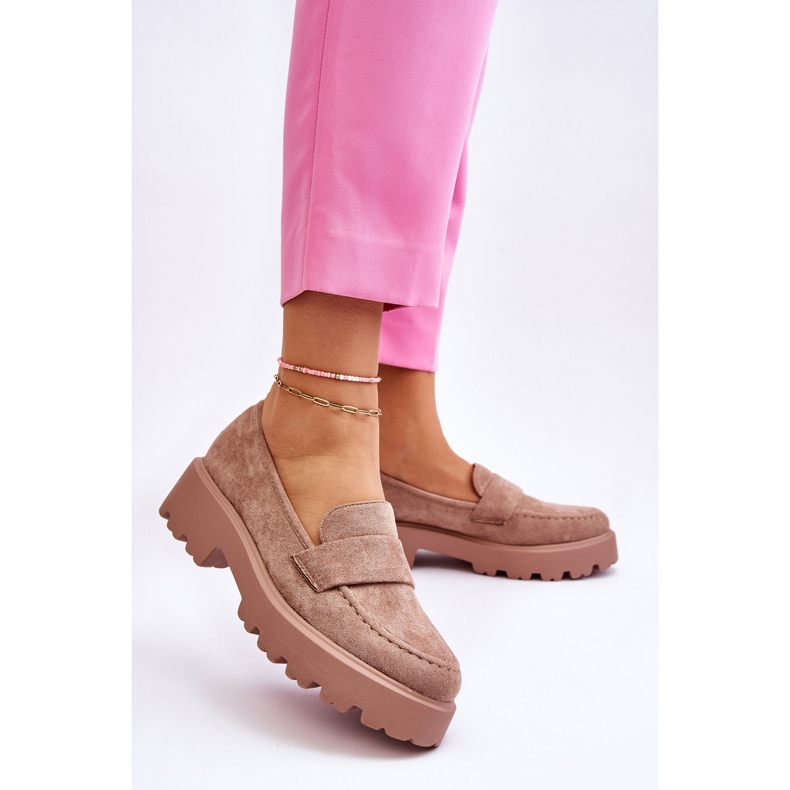 Vinceza Klasické semišové mokasíny Mokasíny Béžová Corrin béžový 2