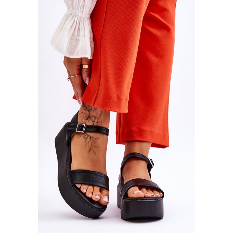 Vinceza Dámské Sandály Na Masivní Platformě Černý Casen černá 1