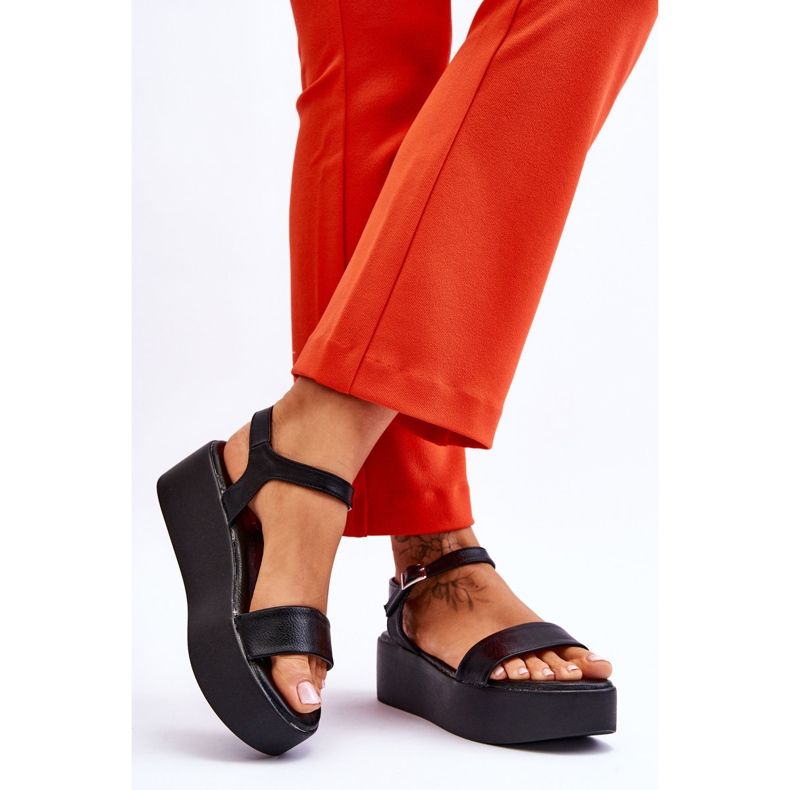 Vinceza Dámské Sandály Na Masivní Platformě Černý Casen černá 2