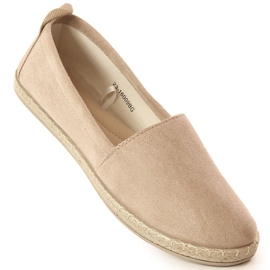 Dámské béžové slip-on espadrilky Potocki 16009 béžový 1 Dámské béžové slip-on espadrilky Potocki 16009 béžový 1