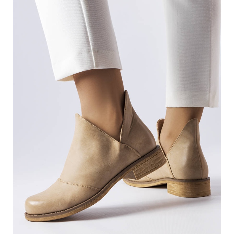 PA1 Béžové kotníkové boty značky Lacombe béžový 1