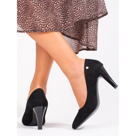 Klasické elegantní dámské lodičky Shelovet černá 2